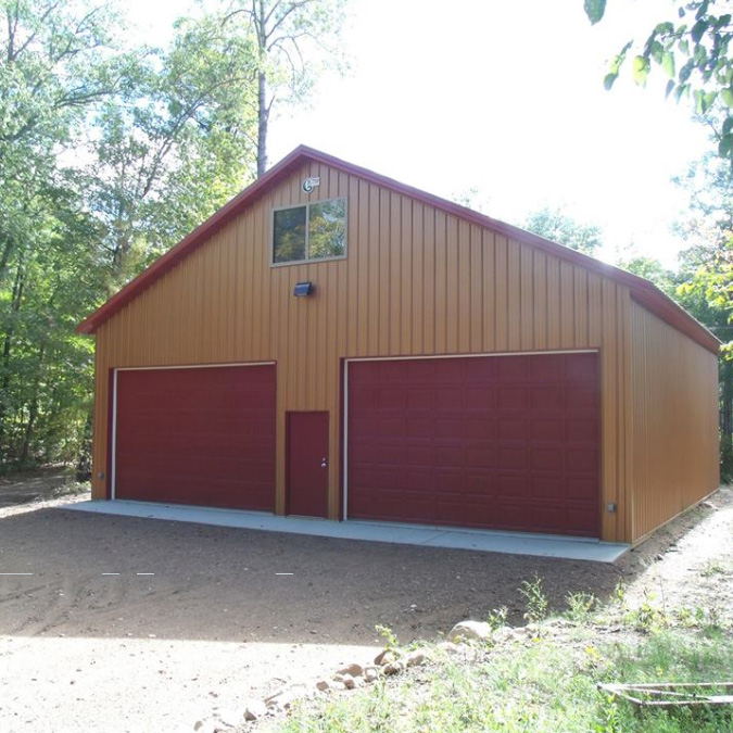 Pole barn designed and built by RAM