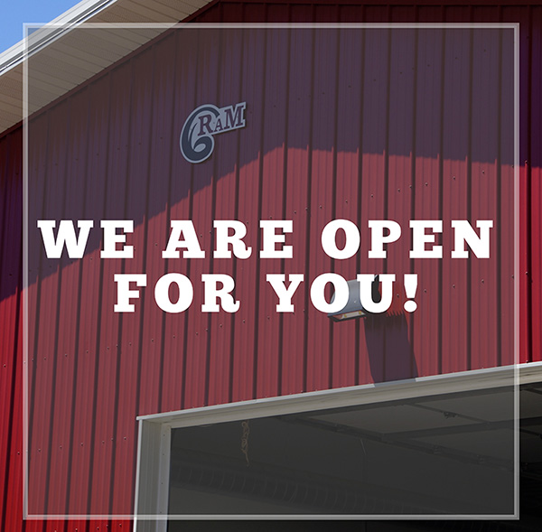 We are Open for You