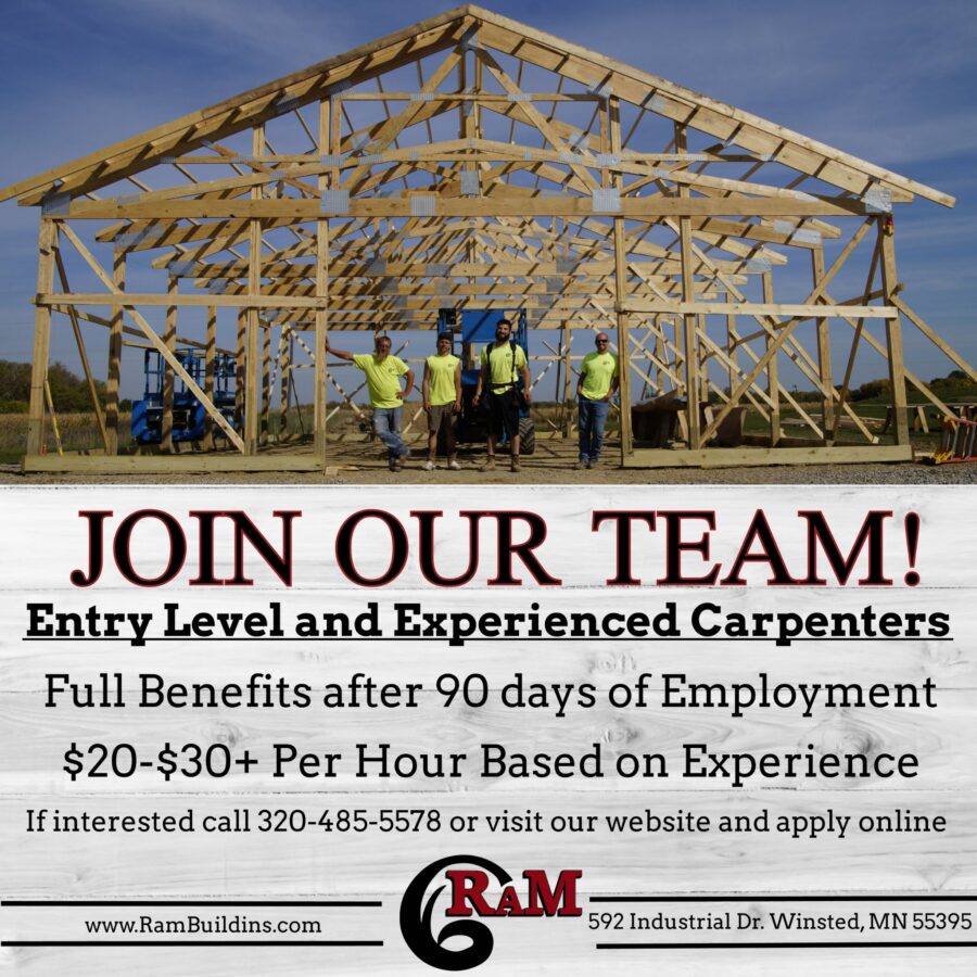 We’re looking for skilled individuals to join our carpenter teams