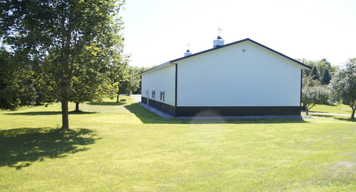 RAM 18-426 Back of building with large grass lawn