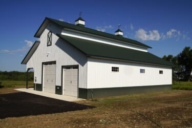 RAM 19-471 Right angle showing front of building and side
