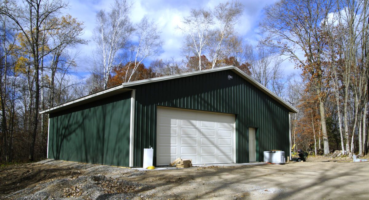 RAM 20-744 Front left angle of building showing garage