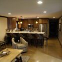 RAM 20-796 Interior of living space showing kitchen and dining area