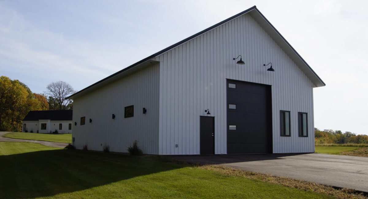 RAM 20-839 Front left angle of storage building