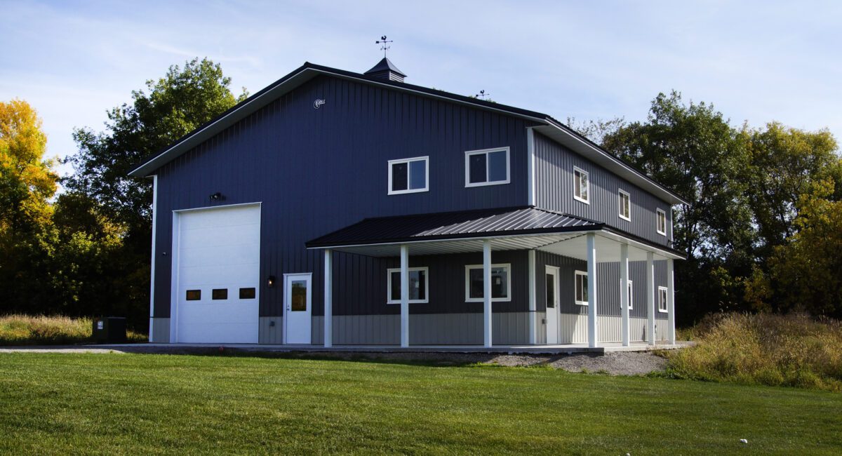 RAM 20-891 Right front angle of building showing more of side and porch
