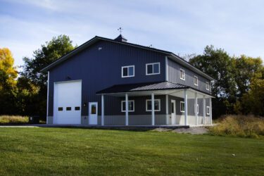 RAM 20-891 Right front angle of building showing more of side and porch