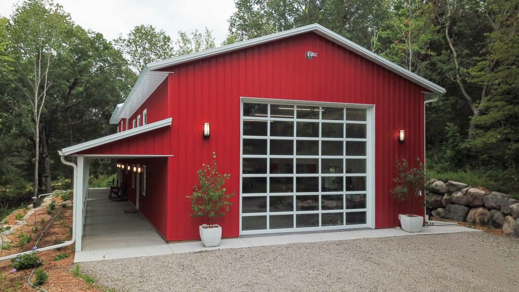 RAM 20-917 Front of building from left angle showing porch on left side