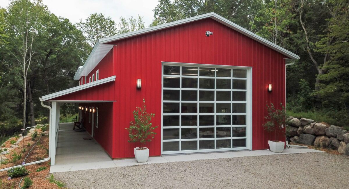 RAM 20-917 Front of building from left angle showing porch on left side