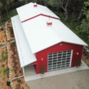 RAM 20-917 Aerial view showing length of building