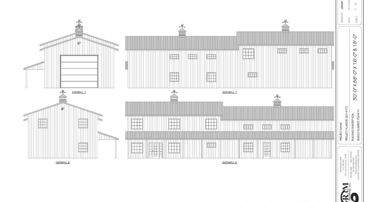 RAM 20-917 Elevation plan