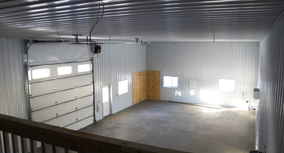 RAM 21-137 Interior view down into storage area from mezzanine