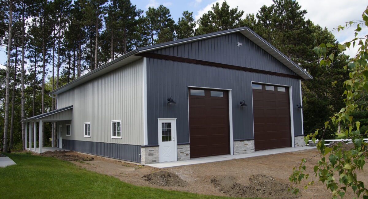 RAM 21-178 Front left view of building, showing side entrance near back