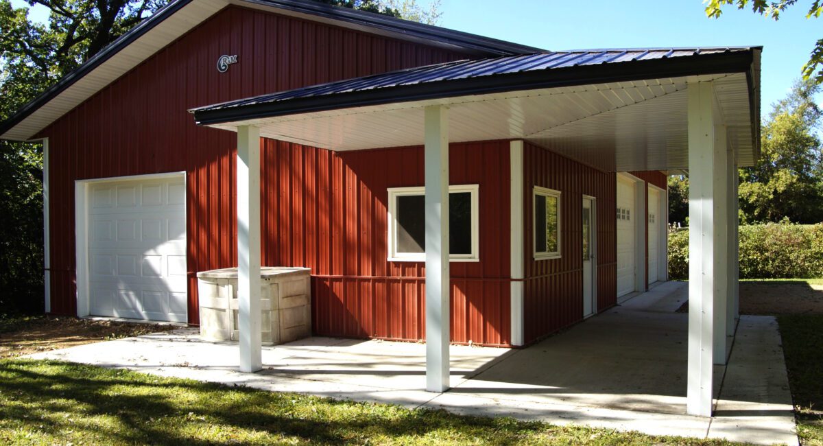RAM 22-350 Front of building from right angle showing the porch