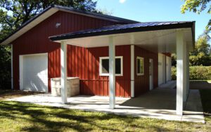 RAM 22-350 Front of building from right angle showing the porch