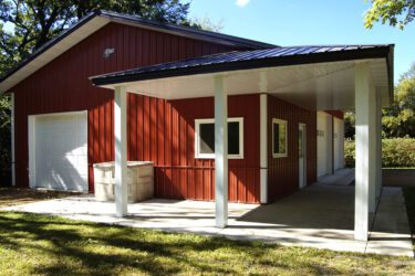 RAM 22-350 Front of building from right angle showing the porch